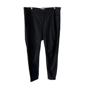 Everlane Black Curvy High Rise Skinny Jeans Size 35